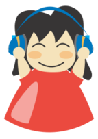 Girl with headphone3 Preview