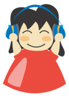 Human - Girl with headphone3 