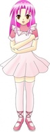 Human - Girl With Pink Hair clip art 