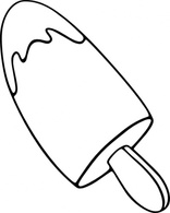 Glace_4_bw clip art 