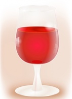 Objects - Glass Of Wine clip art 