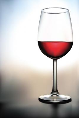 Food - Glass of Wine Vector 