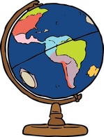 Objects - Globe clip art 