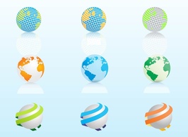 Icons - Globe Graphics 