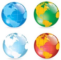 Objects - Globe Vector 19 