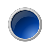 Glossy Blue Button