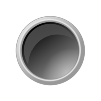 Glossy Darkgray Button