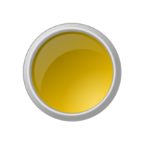 Glossy Yellow Button