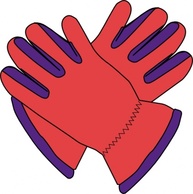 Fashion - Gloves clip art 