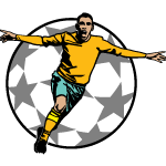 Goal Celebration Vector Clip Art