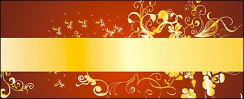 Gold gorgeous patterns Vector-1