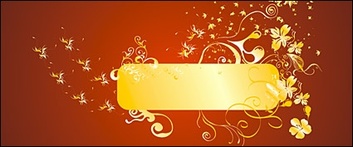 Business - Gold gorgeous patterns Vector-2 