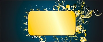 Business - Gold gorgeous patterns Vector-8 