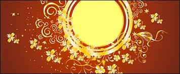 Business - Gold gorgeous patterns Vector-9 