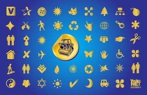 Icons - Gold Symbols 