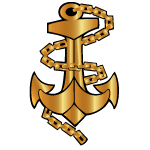 Golden Anchor Free Vector