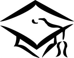 Fashion - Graduation Clothing Cap clip art 