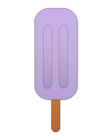 Grape popsicle. Preview