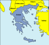 Greece Vector Map 