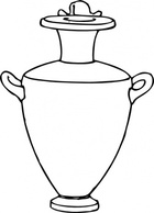 Greek Amphora Pottery clip art Preview