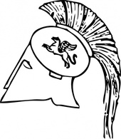 Greek Helmet clip art 