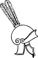 Greek Helmet clip art 