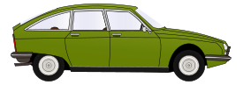 Green car