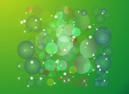 Backgrounds - Green Circles Background 