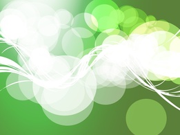 Green Circles Background