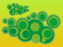 Abstract - Green Circles 