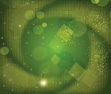 Abstract - Green Dots Background 