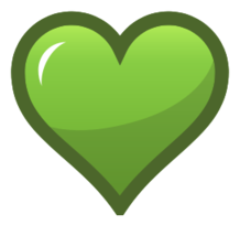 Green Heart Icon Preview