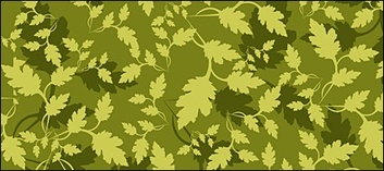 Backgrounds - Green leaf background vector 