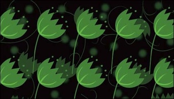 Flowers & Trees - Green leaves vector 