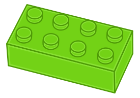 Green LEGO Brick 