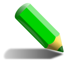 Objects - Green pencil 