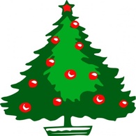 Holiday & Seasonal - Green Sapin Plants Tree Cartoon Free Trees Christmas Xmas Santa Pere Noel Claus Xmass Gifts ... 