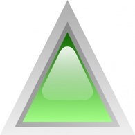 Elements - Green Signs Symbols Led Triangular Ledshape 