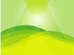 Green Sunbeam Vector Background 