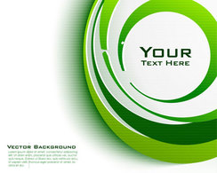 Green vector background