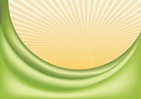 Backgrounds - Green Wave Vector 