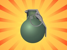 Military - Grenade Illustration 