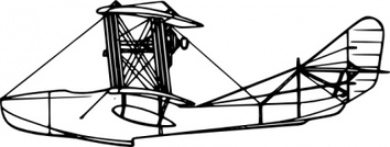 Grigorovich M Aircraft Side View clip art