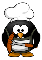 Animals - Grilling penguin 