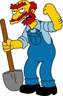 Cartoon - Groundskeeper Willie 1 