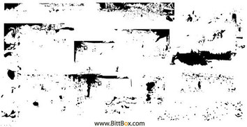 Grunge corners free vector