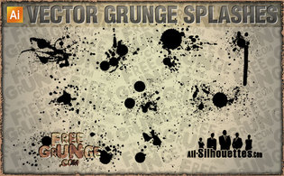 Grunge Splashes Preview