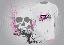 Fashion - Grunge T-Shirt Template 