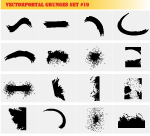 Grunges Vector Set