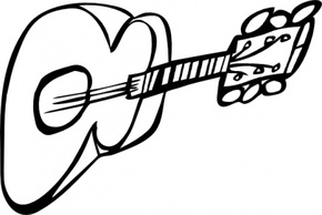 Music - Guitar clip art 